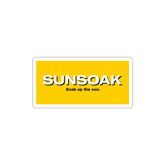 SUNSOAK Soak up the sun Sticker