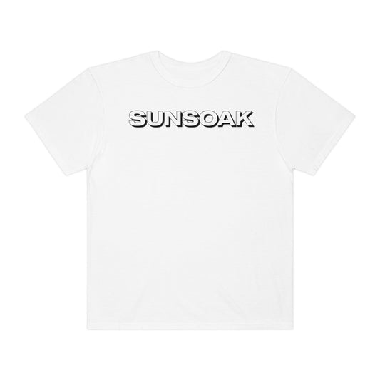 SUNSOAK "logo" White T-Shirt