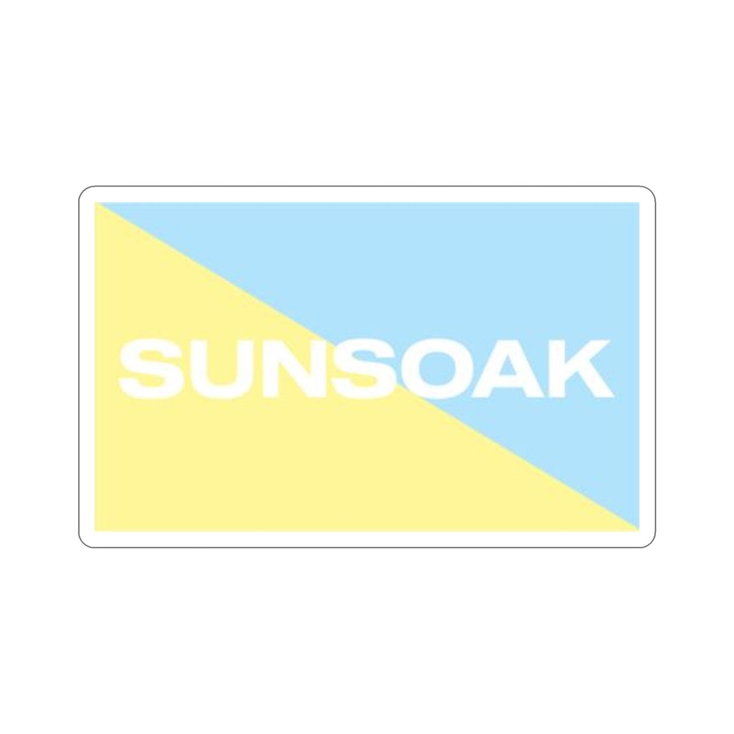 SUNSOAK Half n Half Sticker